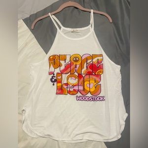 BDG URBAN OUTFITTERS PEACE AND LOVE WOODSTOCK TANK